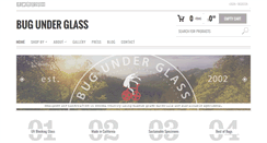 Desktop Screenshot of bugunderglass.com